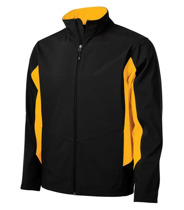 COAL HARBOUR® EVERYDAY COLOUR BLOCK WATER REPELLENT SOFT SHELL JACKET. J7604