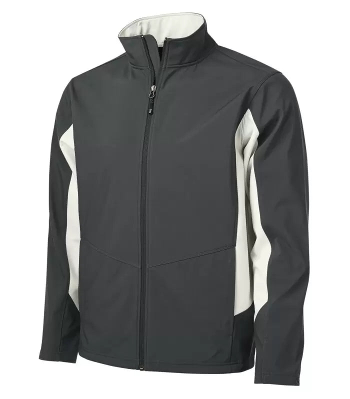 COAL HARBOUR® EVERYDAY COLOUR BLOCK WATER REPELLENT SOFT SHELL JACKET. J7604